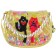 Children's bag on the valve, 6x12x16 cm, adjustable belt, yellow mix