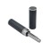 Switching handle, 1.0 mm, BrunovisConti firenze, blue rod, metal case Soft Touch silver, in a tube