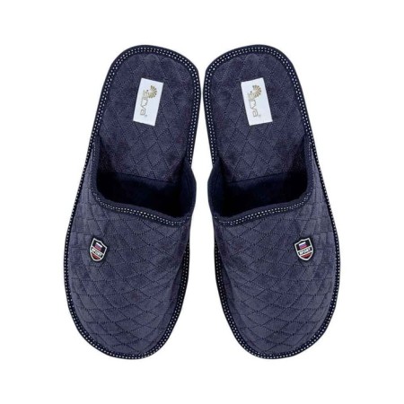 Male slippers, size 44-45, blue color