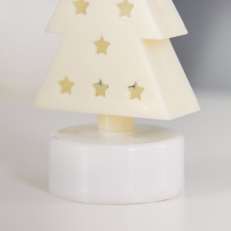 Spinker "Christmas tree" LED from CR2032 batteries 4x4.5x10 cm Risalux-4