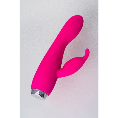Vibrator with clitoral stimulant L’Eroina, pink color, 17 cm-7