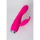 Vibrator with clitoral stimulant L’Eroina, pink color, 17 cm