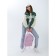 Women's backpack made of artificial leather, Textura, pink color