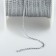 Thread for weaving, d = 1 mm, 25 ± 1 m, silver color
