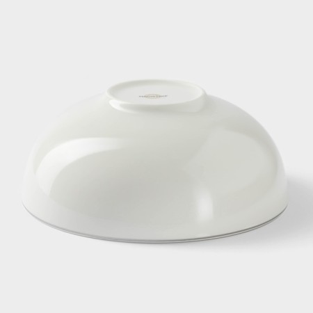 Porcelain salad Magistro la Perle, 1.5 l, d = 20.5 cm, white color-2