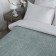 The blanket was valid, the size is 220x240 cm, the color is mint