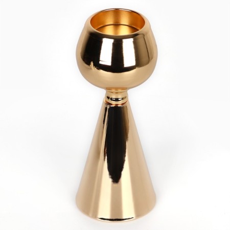 Summary metal per 1 candle "Hyacinth" Color Gold 8 x 8 x 21 cm-2