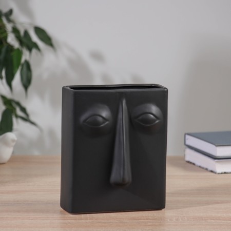 VAZA Ceramics Table "Pietro" modesty, 18x15 cm, black