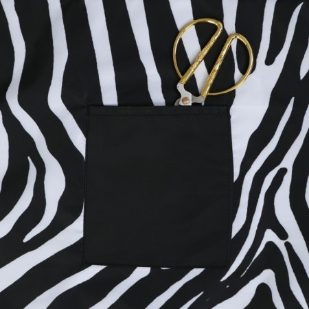 Apron kitchen "Zebra", with a pocket-2