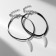 Bracelets "Demetrons" Fang, Black and White color, 7cm