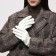 Gloves are female, dimensionless, with insulation, white color
