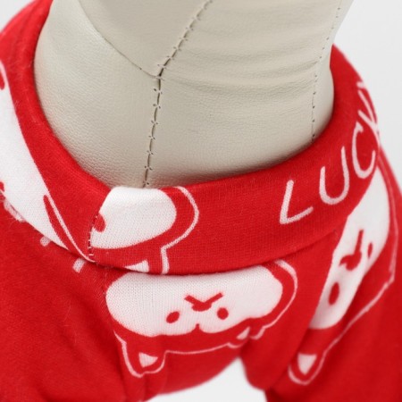 Fuck "Luck", size XS (DS 20, Osh 20, OG 30 cm), red-3
