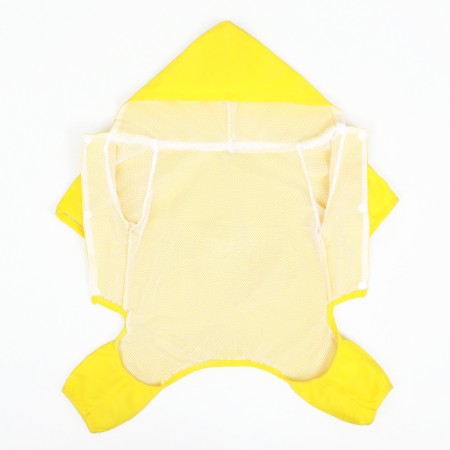 Combiason for dogs, demi -season with a lining, size L (DS 32, OG 48 cm), yellow-9