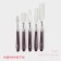 A set of pastry scapula, mastikhins, 22 × 2 × 1.5 cm, 5 pcs