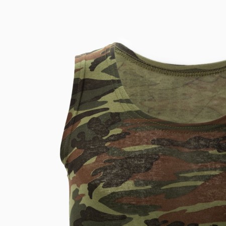 T -shirt male, khaki color/camouflage, size 52-5