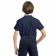 Short -sleeve shirt for Pelican boy, height 122 cm, blue color