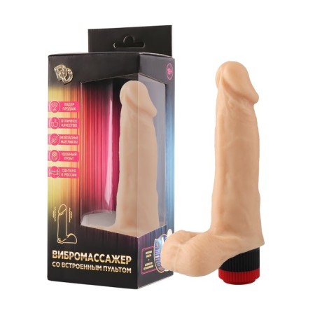 Vibrator Jaga-Jaga Realistic No. 2, built-in regulator, 16/4 cm, bodily-4
