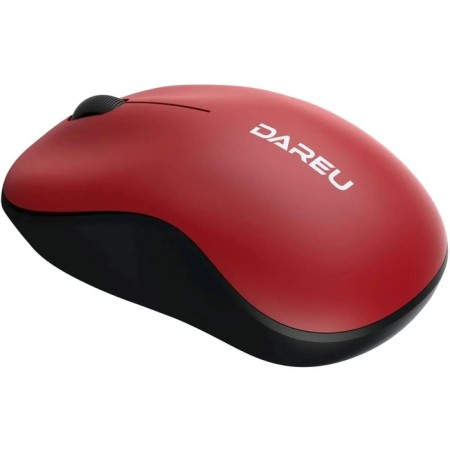 Mouse Dareu Wireless LM106G Red-Black (red with black), DPI 1200, receiver 2.4GH-2