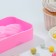 Form for ice cream of the Dilan "Capcake", silicone, 14 × 7.5 × 2.5 cm, pink color