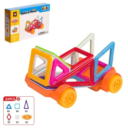 Magnetic designer "Mini Magic Magnet", option D, 22 details