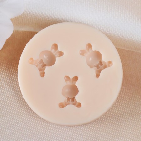 Mold Silicone "Bunny" Size Publishing House 1,4x2x0.8 cm-1