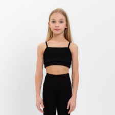 Top for Minaku girl will bloom black, height 152 cm