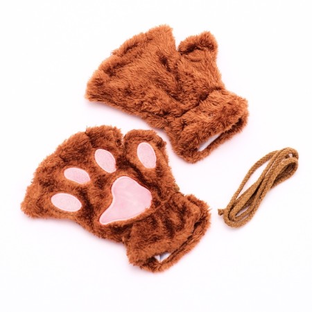 Carnival set "tail" fox, orange color-3