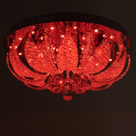 Svetogor chandelier "Dinzhou" 5x60W E27 LED lighting chrome 50x50cm-7