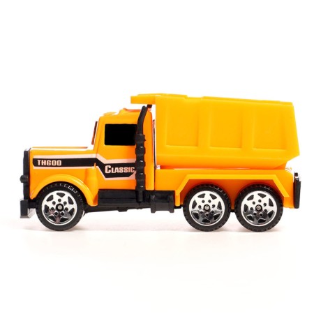 Metal truck "Carrier", inertia, with 6 machines-10