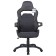 Playing armchair Brabix "Nitro GM-001", fabric, eco-leather, black