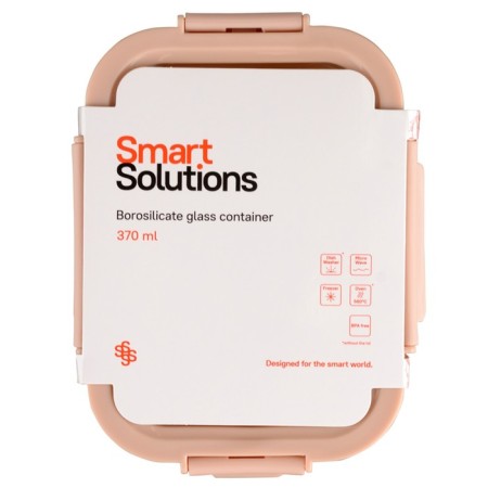 Container for baking, storage and carrying of products in the Smart Solutions cover, beige color, 370 ml-13