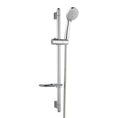 Bravat ECO D152CP-1A-RRUS shower headset, rod 750 mm, watering can 3 modes, d = 86.6 mm, chrome
