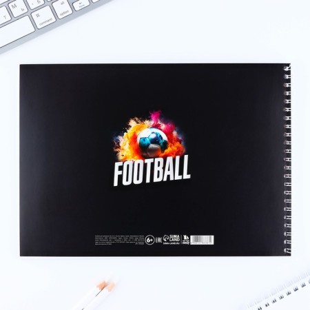 Album for drawing A4 32 sheets on the spring September 1: Football-3