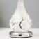 Sabrin's table lamp E27 40W white 25x25x43 cm Risalux