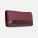Women's wallet on magnets, burgundy color