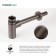 Siphon for the IDDIS Optima Home shell, bottle, graphite color