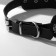 Choker "Temptation" of the chain and ring, black color in silver, 40 cm
