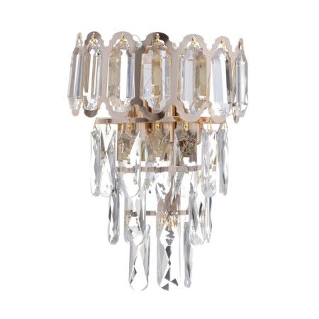 Bra "Tiara" E14 40W gold 29x21x21cm