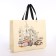 Bag without fastening, beige color