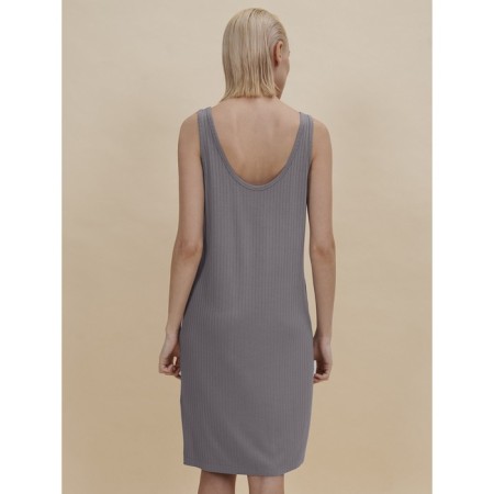 Female dress, size l, gray color-8