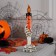 LED figure "Orange candle" 6 × 16 × 6 cm, plastic, batteries AG13x3, glow warm white