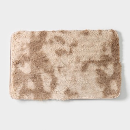 Fluffy delay rug, 50 × 80 cm, brown-beige-2