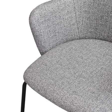 Chair dwight, 510 × 550 × 860 mm, mitch, color light gray-12