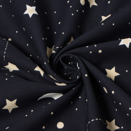 Curtain "Ethel" Starry sky, 145*260 cm, 100% cotton, moured-2