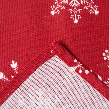 Towel "Dolyana" white snowflakes 40x70 cm, 100% cotton, 164 g/m2-3