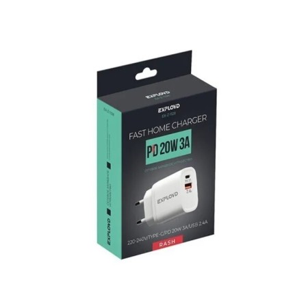 EXPLOYD EX-Z-1128, USB/USB-C, 3 A, 20 W, fast charging-1