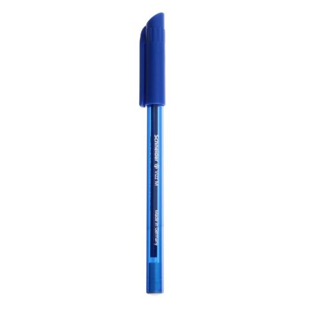 Ballpoint handle Schneider Vizz f, 0.8 mm, blue ink, enlarged ink supply, processed plastic case-1