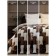 Texrepublic blanket, size 200x220 cm, brown color