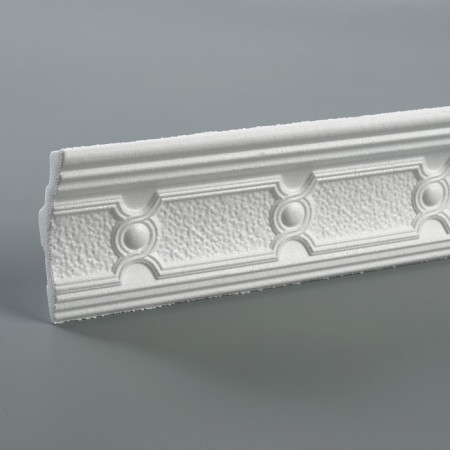 Ceiling skirting board 210563, white 94x47x2000 mm-2