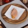 Baking packet with a window, white, 18 x 19 cm